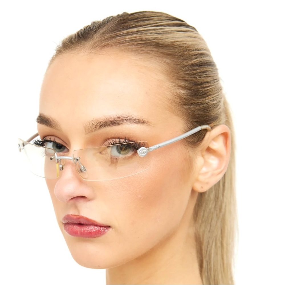 Chanel Multicolor Rimless Sunglasses - Picture 2 of 11